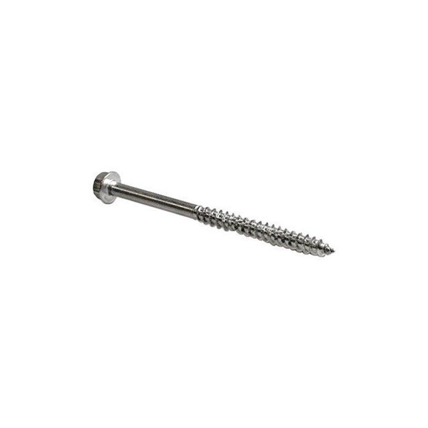 Simpson Strong-Tie Wood Screw, 1/4 in, 6 in, Stainless Steel Hex Drive SDWH27600GR30 - main